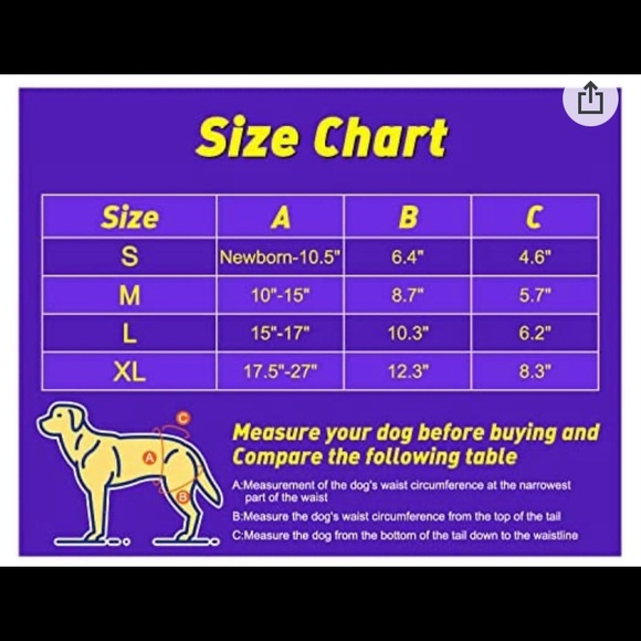 Poochies Sprouts Doggy Diaper - Picture 10 of 10